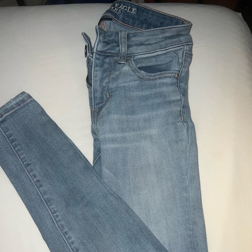 Blue American Eagle Jeggings